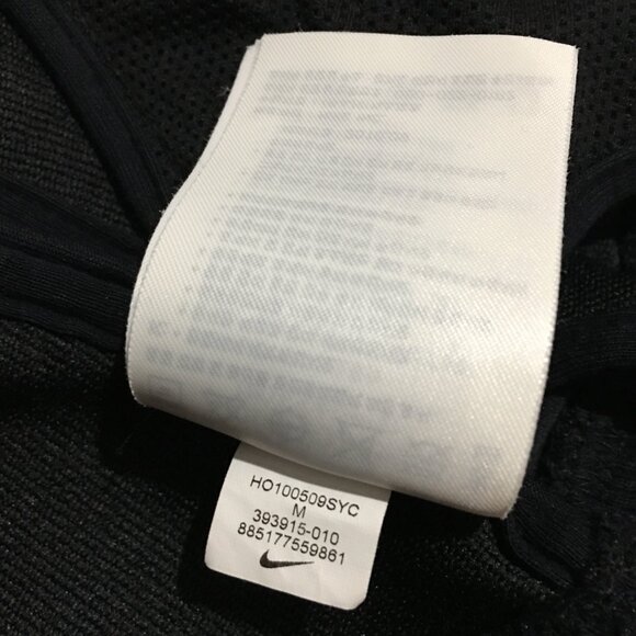 Nike Womens Medium Hoodie Full Zip Sweatshirt Black Dri Fit - Picture 8 of 12